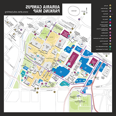 Parking Map of the Auraria Campus