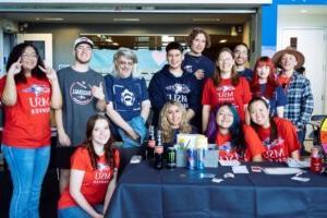 MSU Denver students smiling in the Student Success Building